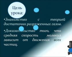 Основное уравнение мкт идеального газа Характер движения частиц